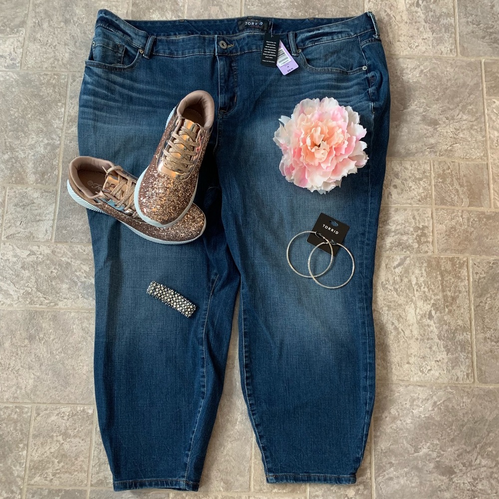Size 28 Plus Torrid Blue Jeans